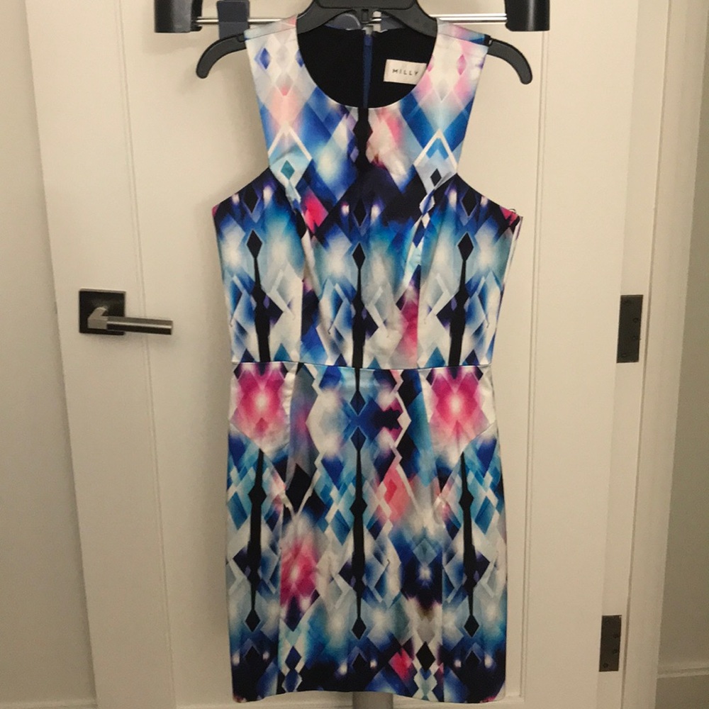 Milly multicolor form-fitting dress